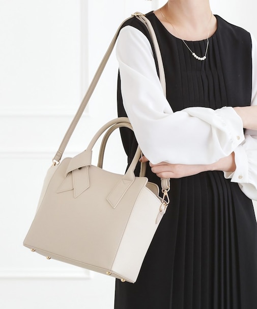 【人間工学】ノットハンドル2WAYトート