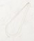 パール調ダイヤレーン2連ネックレス