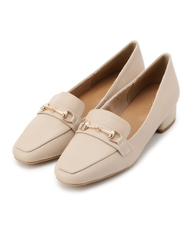 ビットヒールローファー