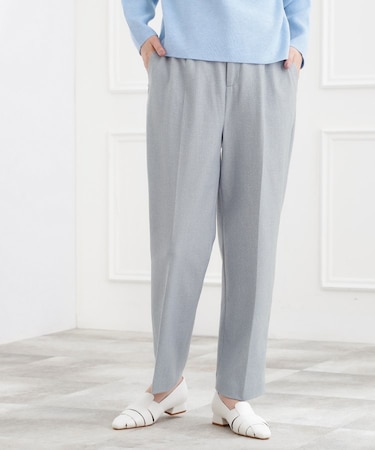 【あったか起毛】きれいも暖かさも叶える、スーパーストレッチテーパードパンツ