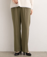 ストレッチ裏起毛ストレートパンツ