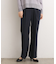 ストレッチ裏起毛ストレートパンツ