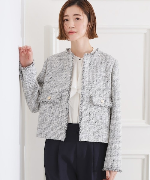 ショートツイードジャケット｜グローブの通販｜&mall（アンドモール