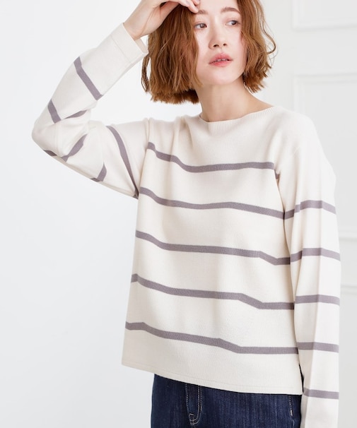 【洗える】毛玉軽減ニットプルオーバー