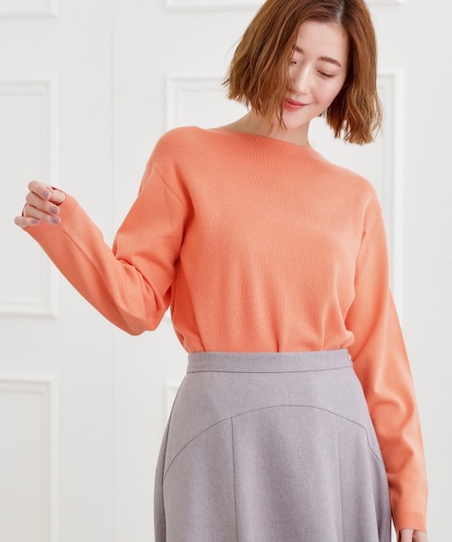 【洗える】毛玉軽減ニットプルオーバー