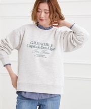 プレッピーロゴ裏起毛スウェット