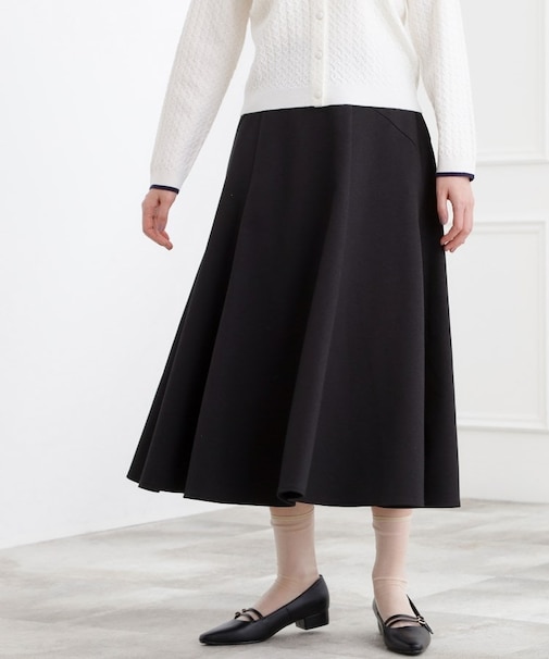 ウーリッシュフレアスカート