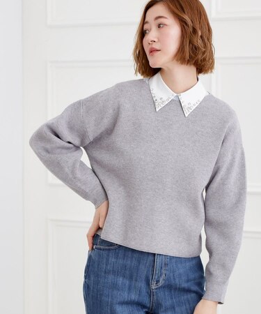 毎日着たくなる、もちもち畦編みニット