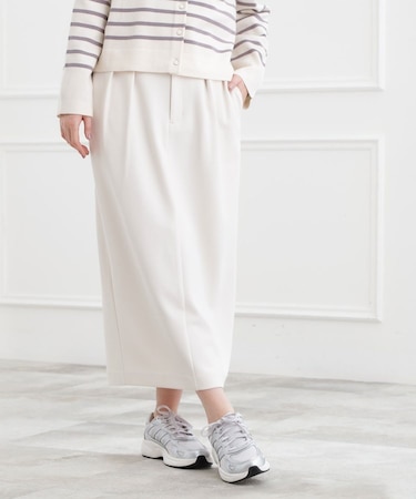 カットツイルタックナロースカート