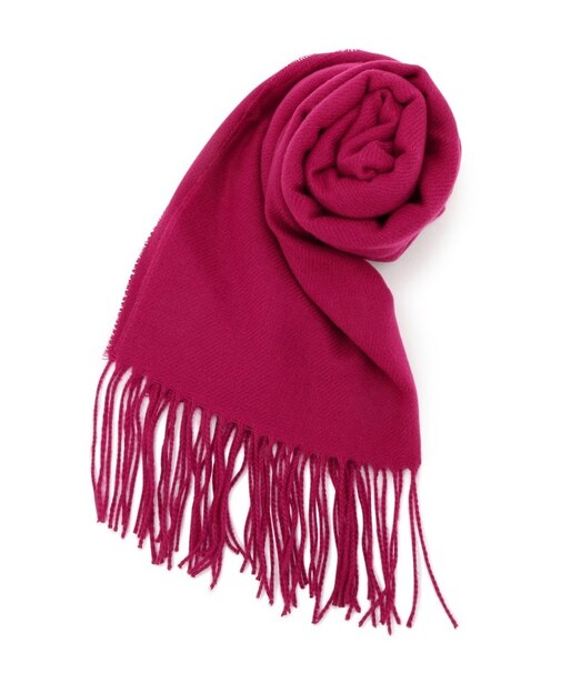 カシミヤタッチ無地マフラー