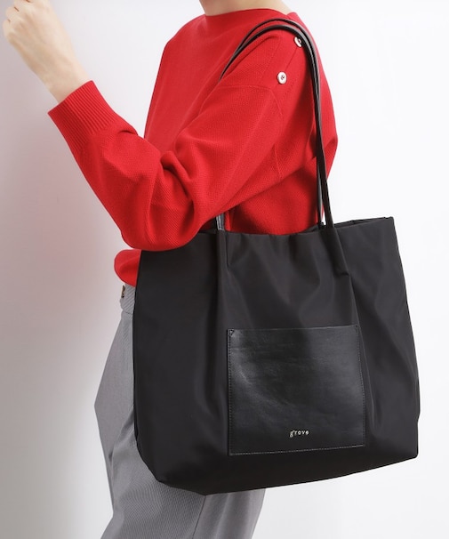 【A4】タックポケ3層トート