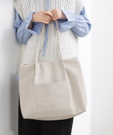 【A4】タックポケ3層トート