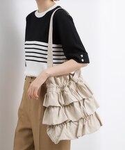 【撥水】ティアードドロストショルダー