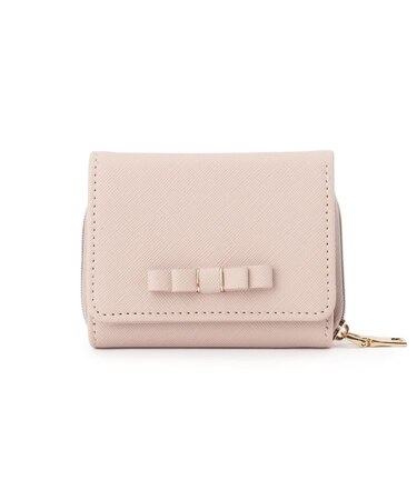 ダブルリボン折財布