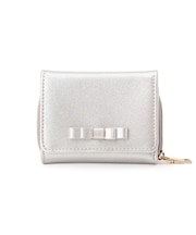 ダブルリボン折財布