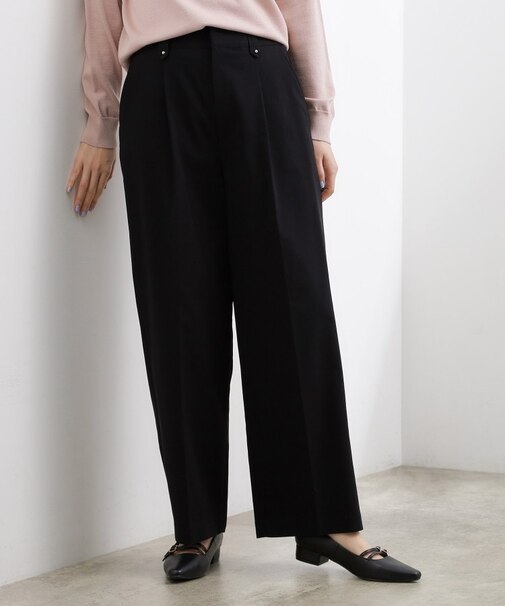 きれい見えと快適さを両立する 春夏対応ワイドパンツ