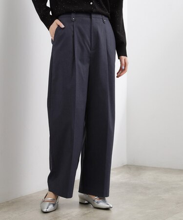 きれい見えと快適さを両立する 春夏対応ワイドパンツ