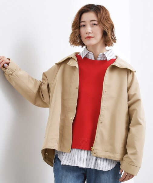 【撥水】きれいめに着こなせるマウンテンパーカ