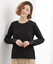 シアーレイヤードスリーブロンT