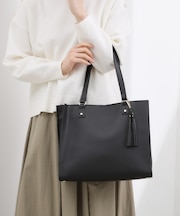 【人間工学】ダブルタッセル中仕切りトート