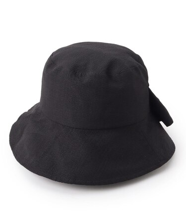 ワイドブリムリボンハット【UVカット・接触冷感・ウォッシャブル】