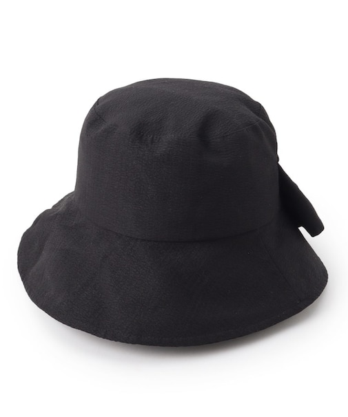 ワイドブリムリボンハット【UVカット・接触冷感・ウォッシャブル】