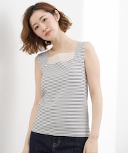 【貴島明日香さん着用】シアードッキングスクエアタンク