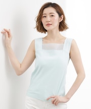 【貴島明日香さん着用】シアードッキングスクエアタンク