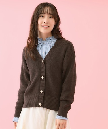 【コラボITEM】Philly Chocolate ブークレカーディガン
