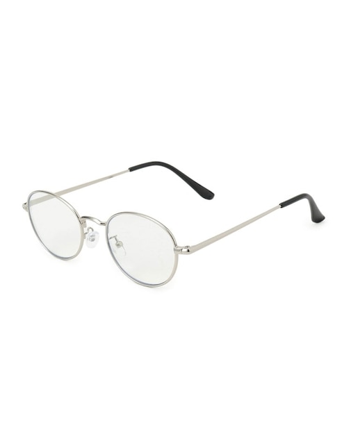 【調光】メタルフレームオーバルグラス