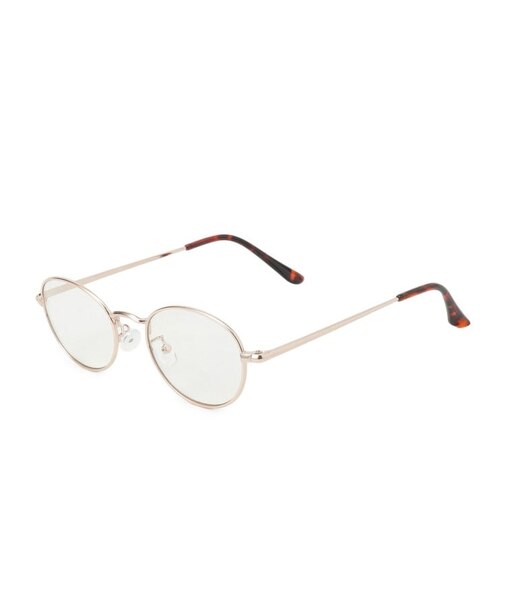 【調光】メタルフレームオーバルグラス