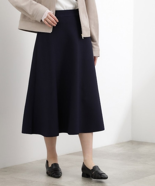 【SETUP対応】ニットフレアスカート