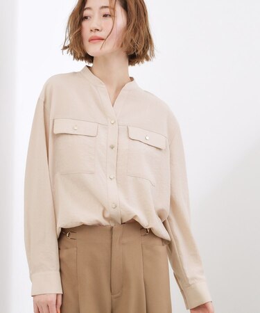 お仕事も普段も。今どきワークシャツブラウス