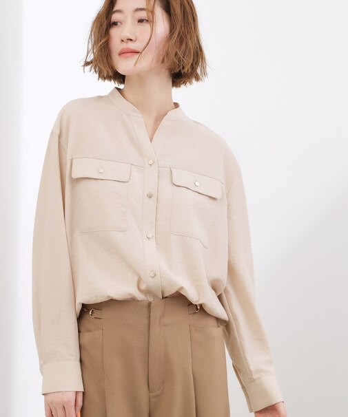 お仕事も普段も。今どきワークシャツブラウス