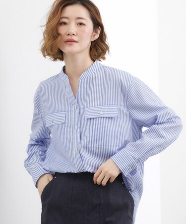 お仕事も普段も。今どきワークシャツブラウス