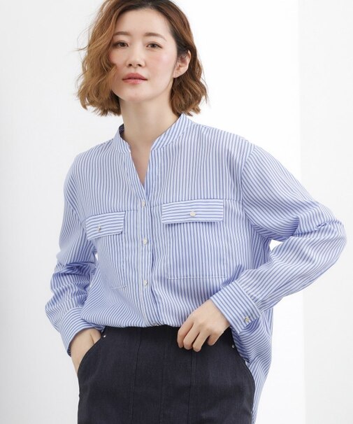 お仕事も普段も。今どきワークシャツブラウス