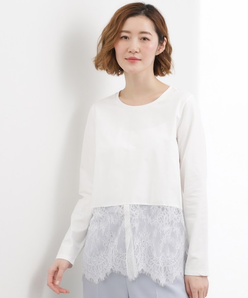 裾アソートペプラムカットソー