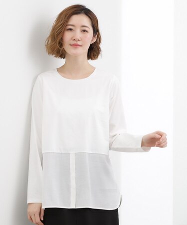 裾アソートペプラムカットソー