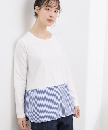 裾アソートペプラムカットソー