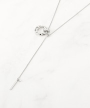 キラキラミニリングワントップネックレス