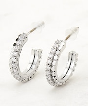 キラキラフープピアス