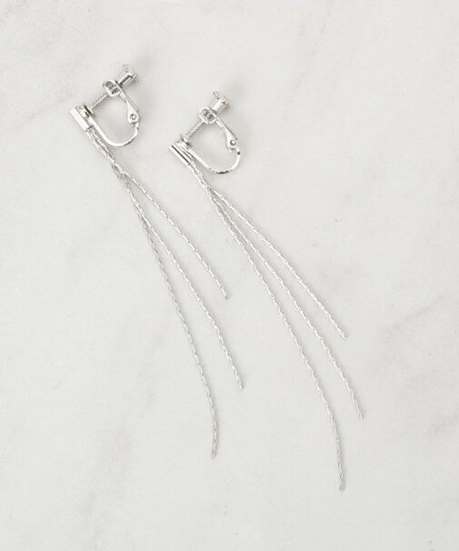 しゃらしゃらチェーンイヤリング