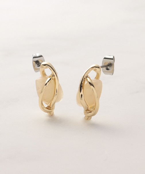 メタルアクリルピアス