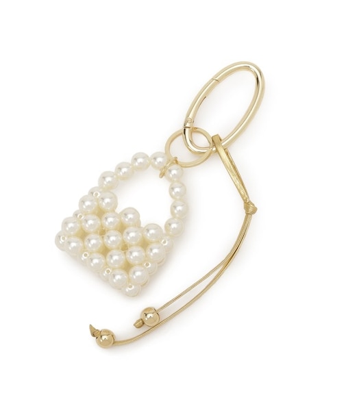 手編みビーズバッグチャーム