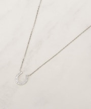 【HORSESHOEシリーズ】ビジュー馬蹄ネックレス