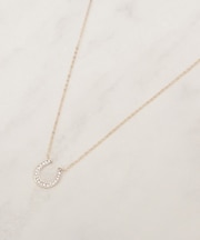 【HORSESHOEシリーズ】ビジュー馬蹄ネックレス