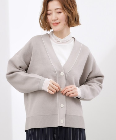 オーバーサイズVネックカーディガン