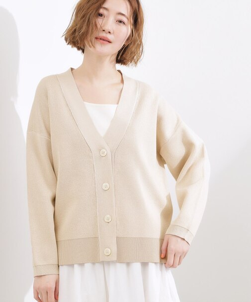 オーバーサイズVネックカーディガン