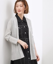 【接触冷感／UVカットetc】ベーシックロングカーディガン