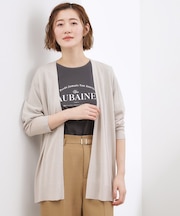 【接触冷感/UVカットetc】ベーシックロングカーディガン